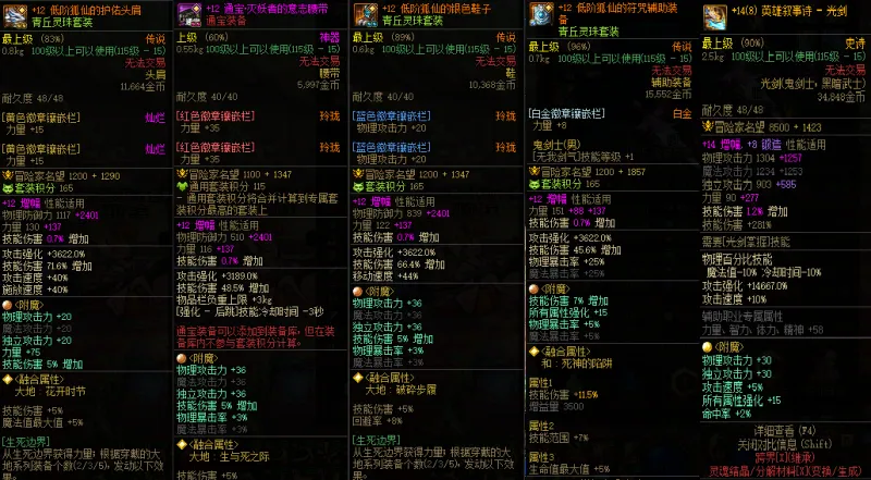 DNFJU37330DNF端游账号详情图6