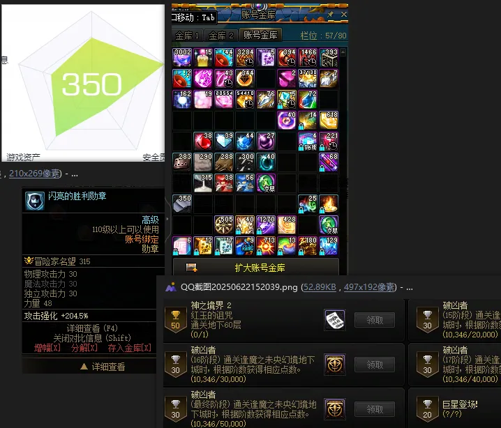 DNFJU37901DNF端游账号详情图4