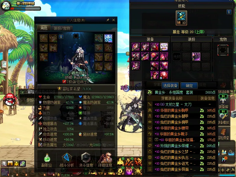DNFJU38407DNF端游账号详情图4