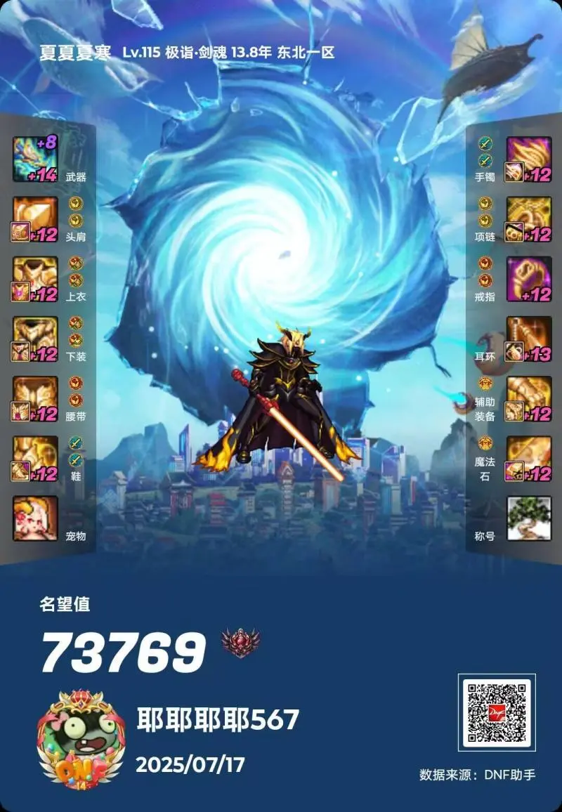 DNFJU39125DNF端游账号详情图14