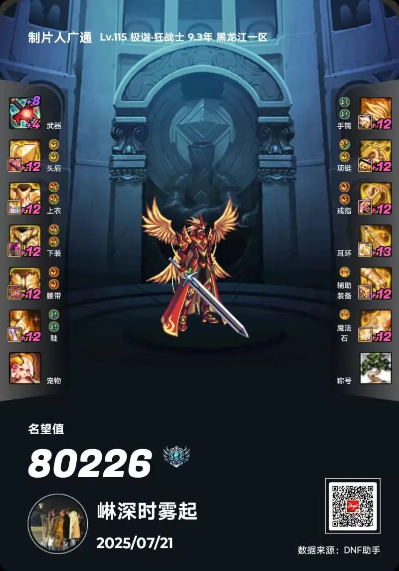 DNFJU39729DNF端游账号详情图3