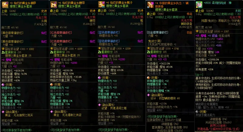 DNFJU310094DNF端游账号详情图4