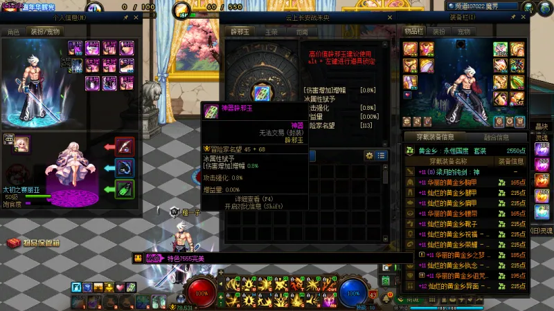 DNFJU40019DNF端游账号详情图8